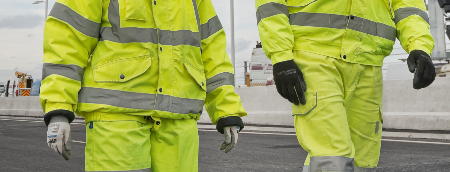 workers on site